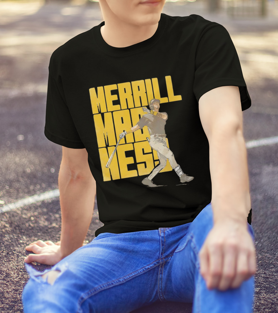 Merrill Madness San Diego Padres Baseball Jackson T-Shirt