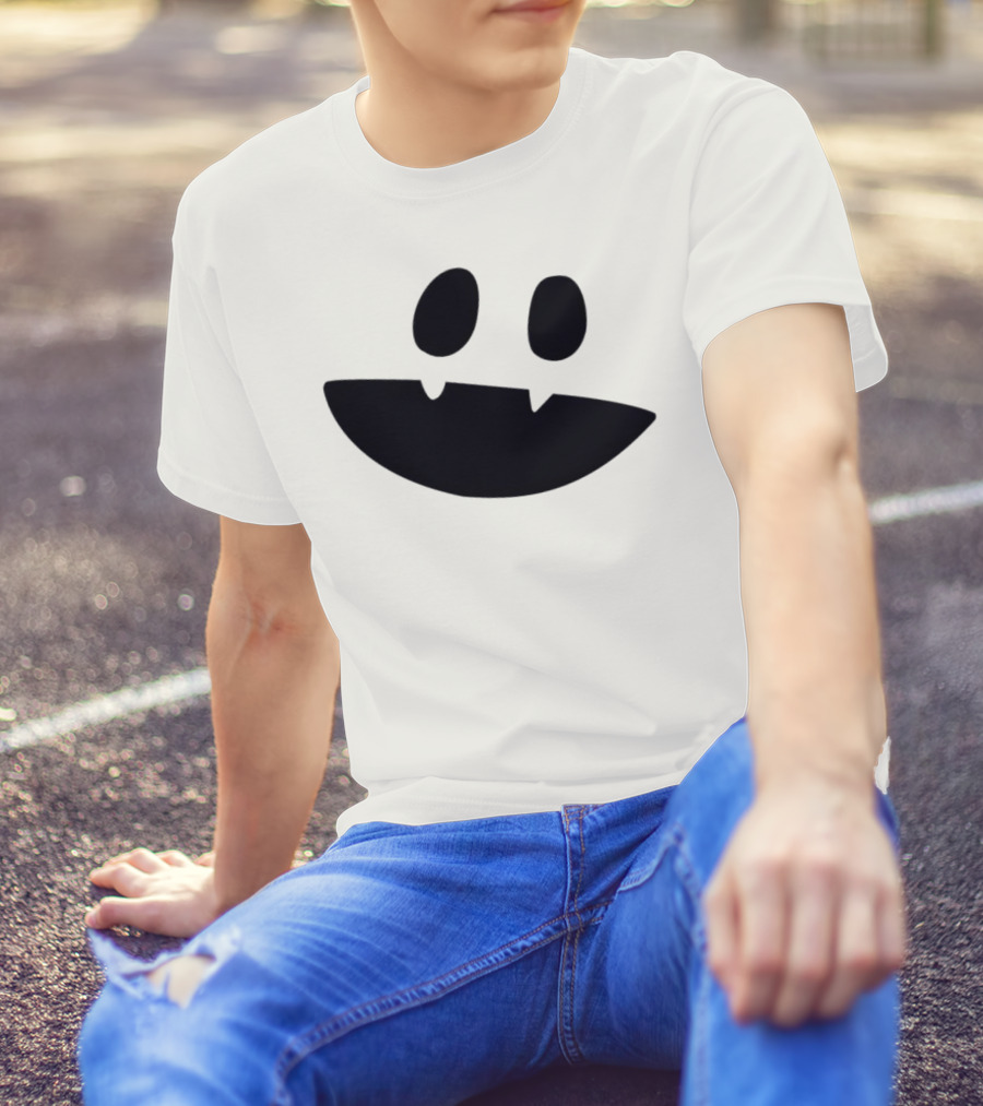 Jack Frost Persona Black Smiley Face T-Shirt