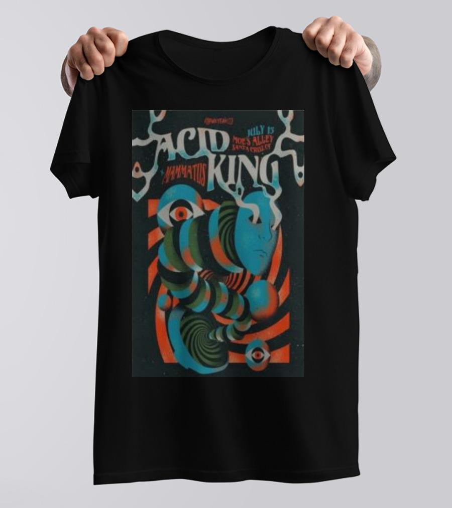 Acid King July 15 Moe's Alley Santa Cruz Mammatus T-Shirt