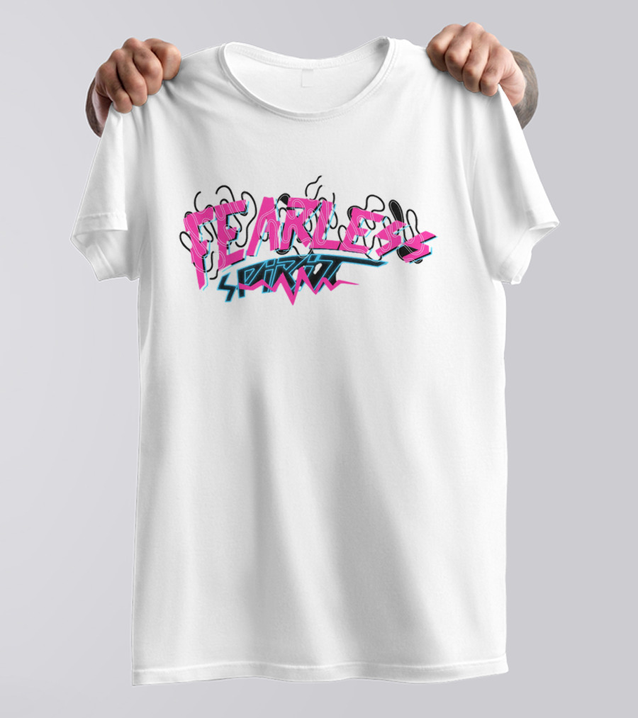 Fearless Spirit Retro Neon T-Shirt