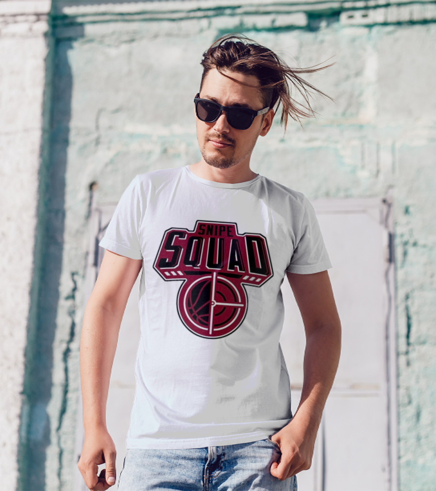 Toronto Raptors Snipe Squad Basketball Target T-Shirt