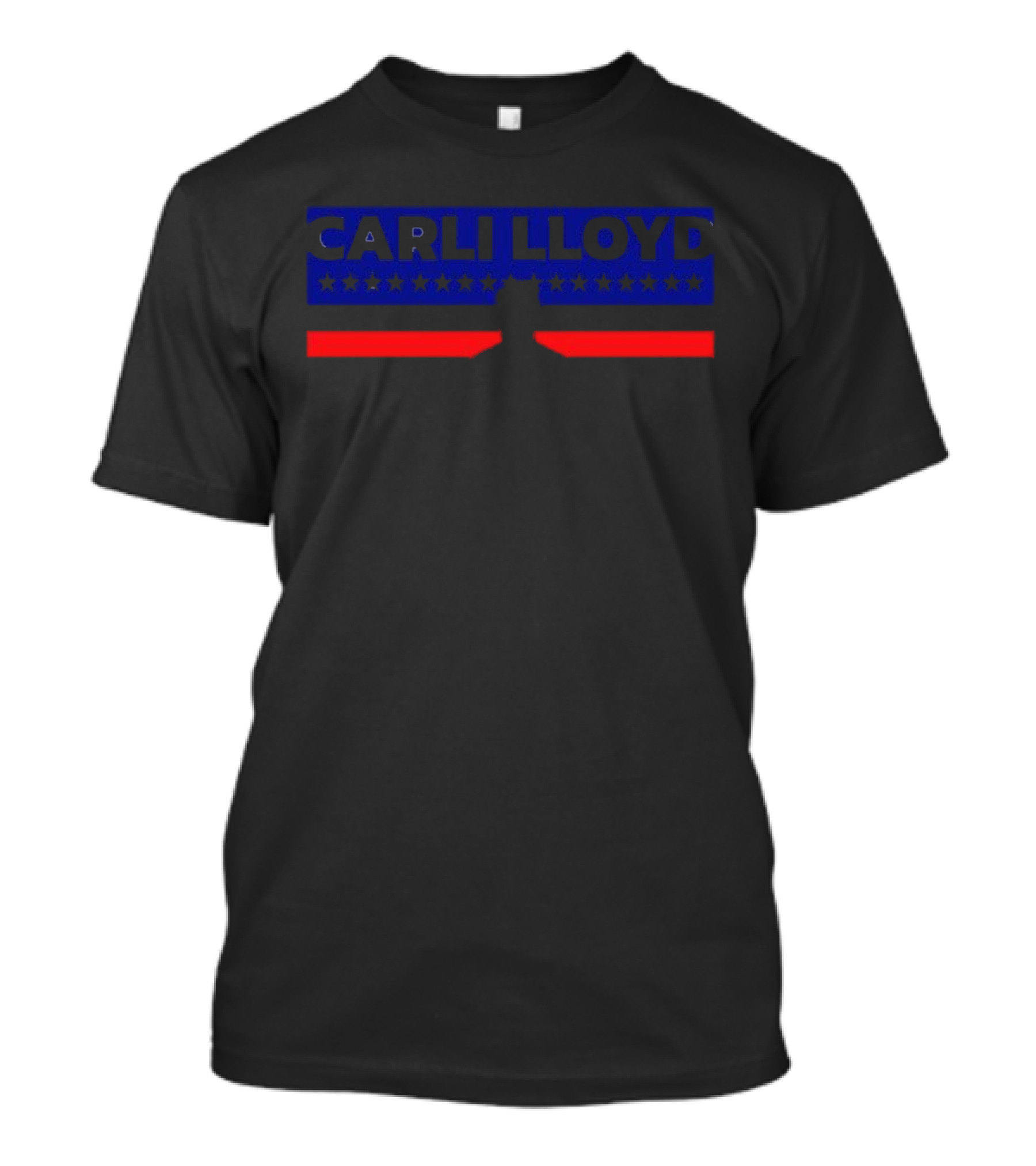 CARLI LLOYD USA Women's Soccer Team Stars And Stripes Flag T-Shirt