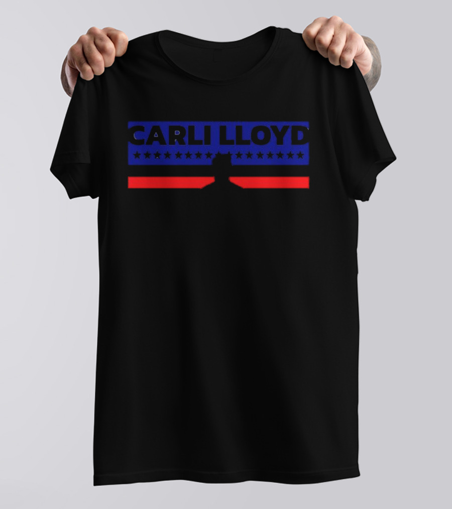 CARLI LLOYD USA Women's Soccer Team Stars And Stripes Flag T-Shirt