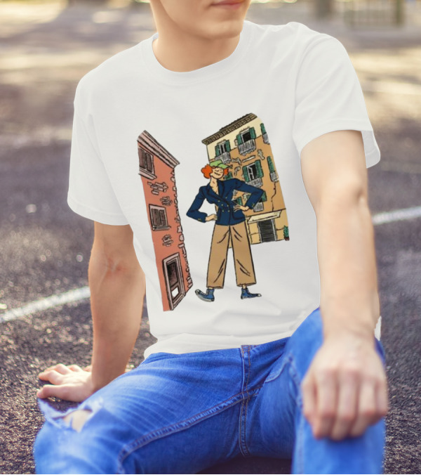Dick Carroll X Roy Roger’s Positano Chic Casual Stroll T-Shirt