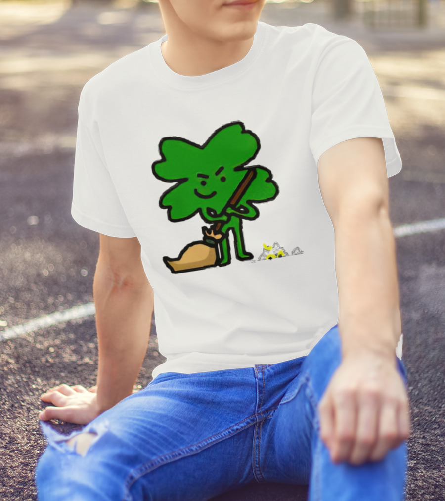 Boston Celtics Sweeping Shamrock Victory T-Shirt