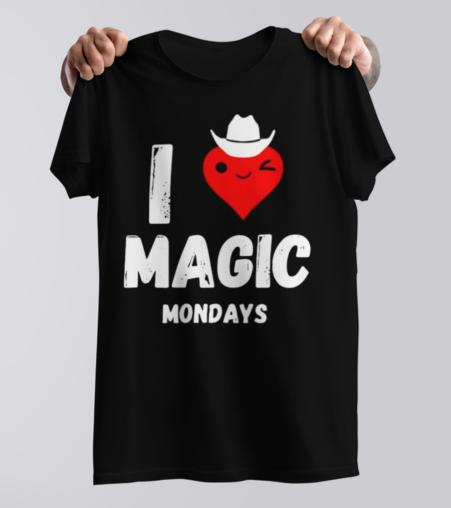 I Heart Cowboy Magic Mondays T-Shirt