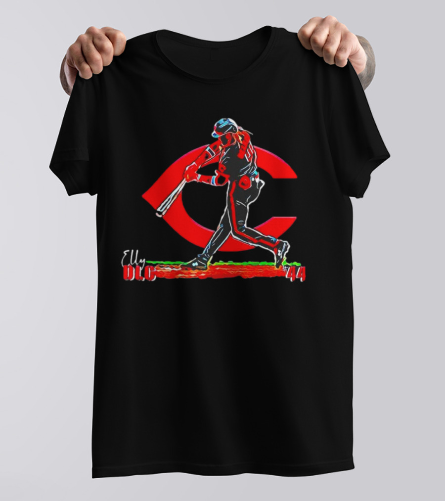 Elly De La Cruz DLC Cincinnati Reds 44 Baseball Player T-Shirt