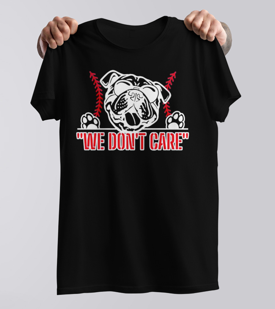 Louisiana Tech Bulldogs We Don’t Care Bulldog Mascot T-Shirt