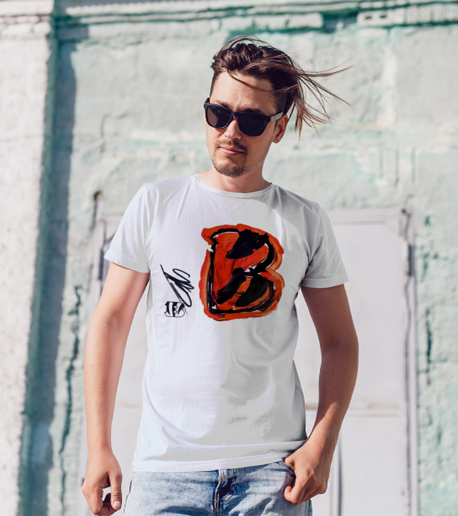 Rookies Cincinnati Bengals Bold Orange B T-Shirt