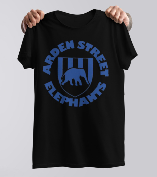 Arden Street Elephants Blue Emblem T-Shirt