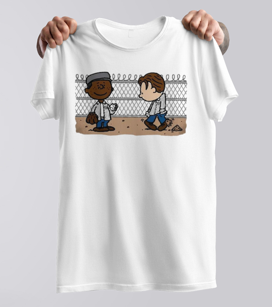 Red And Andy Yard Pals The Shawshank Redemption Peanuts Cartoon Crossover T-Shirt