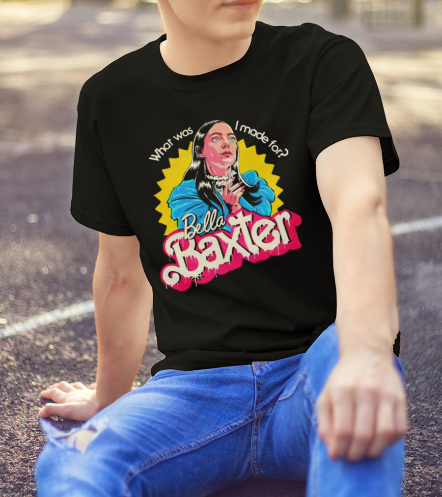 What Was I Made For Bella Baxter Retro Comic T-Shirt