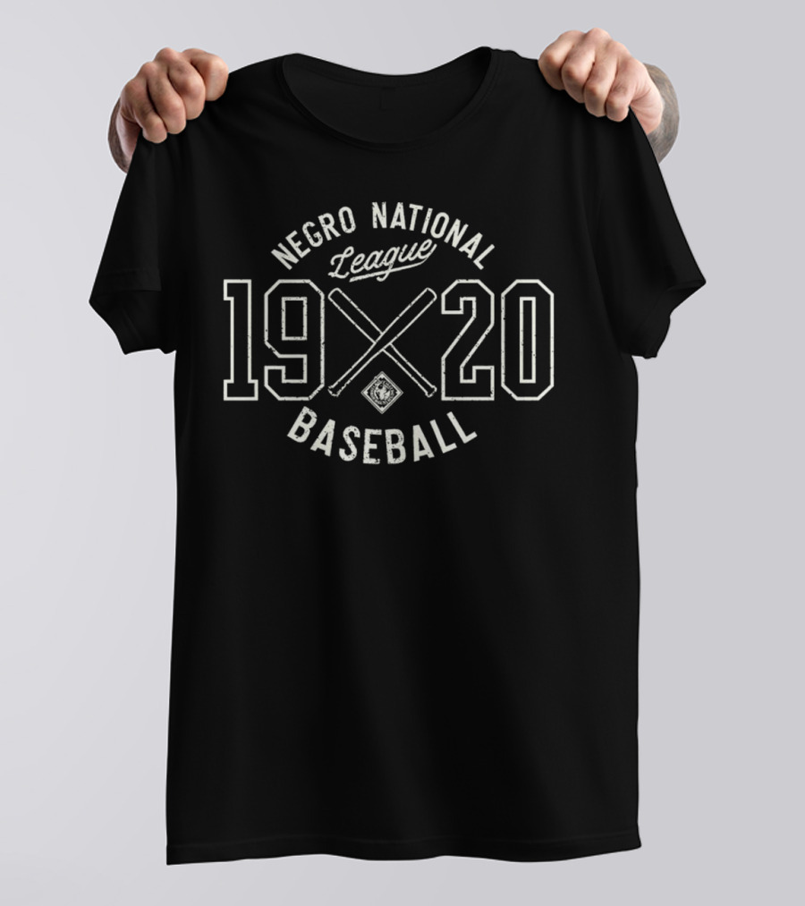 Negro National League Baseball 1920 Vintage T-Shirt