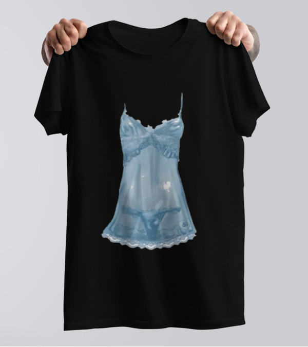 Sabrina Carpenter Blue Lingerie Nightwear T-Shirt