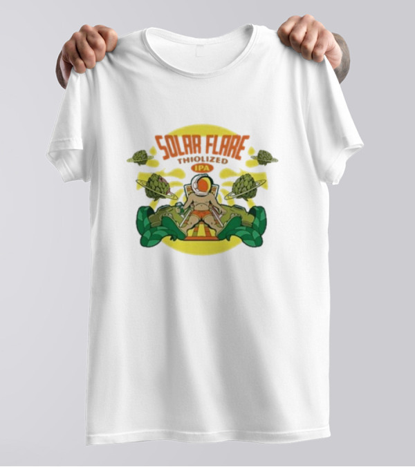 Solar Flare Thiolized Ipa Bright Sun Hop Astronaut Adventure T-Shirt