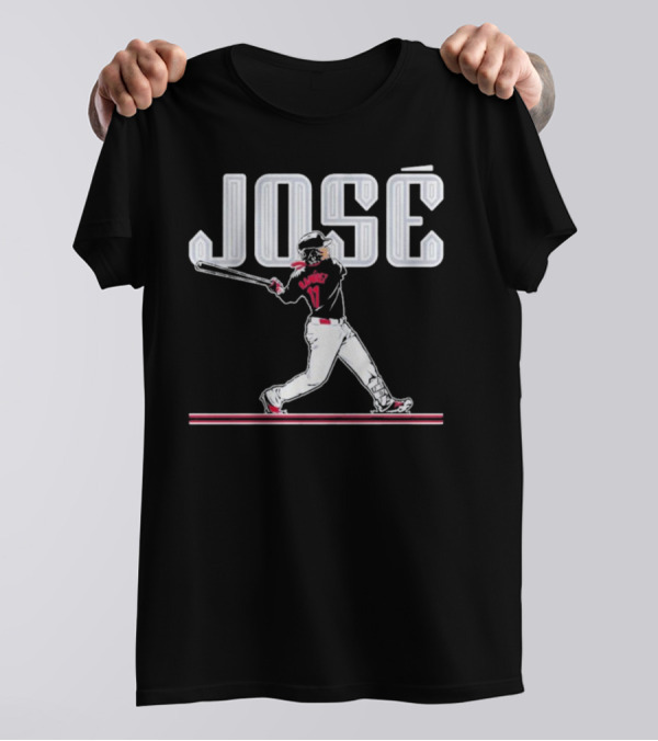 José Baseball Ramirez Slugger Swing T-Shirt