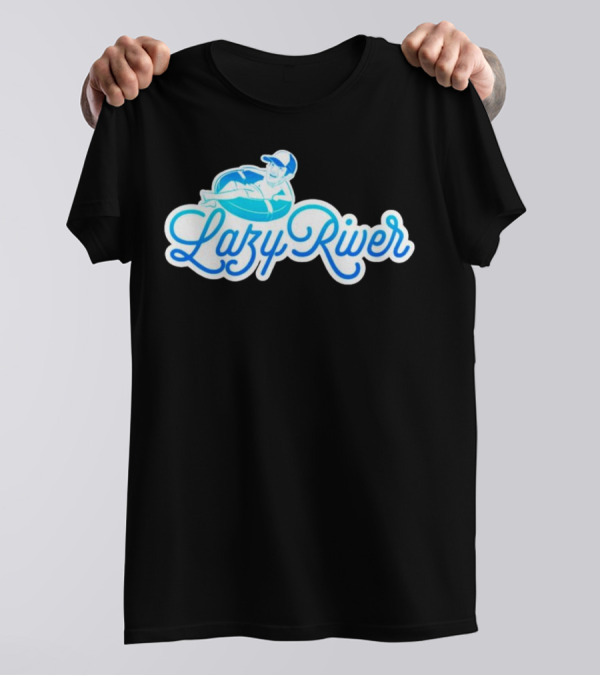 Lazy River Float Chill Relaxation Cartoon T-Shirt