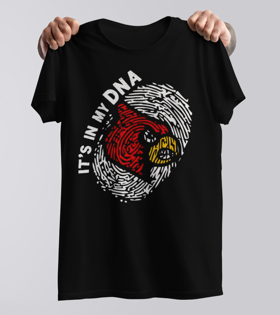 Louisville Cardinals It’s In My DNA Fingerprint T-Shirt