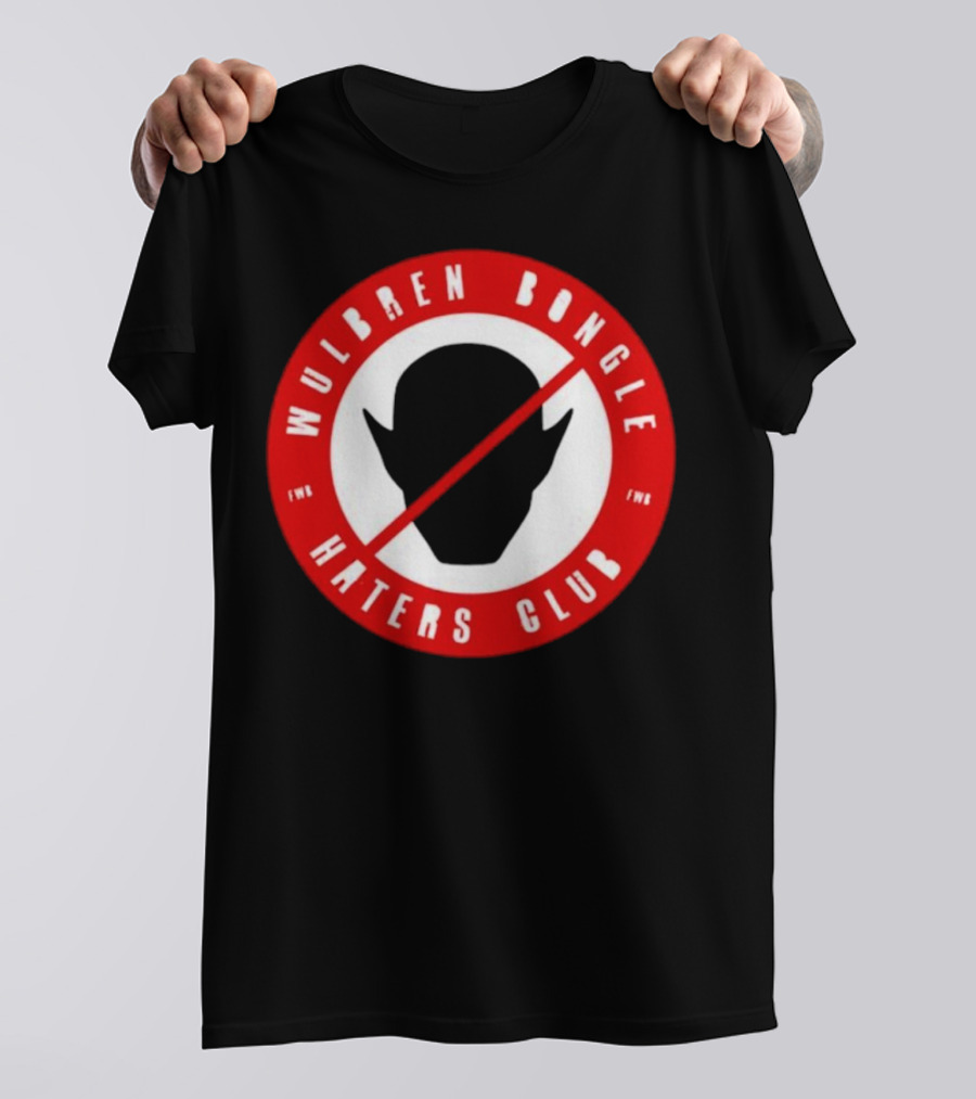Wulbren Bongle Haters Club Red Circle T-Shirt