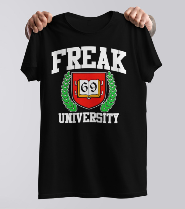 Freak University 69 Crest Emblem T-Shirt