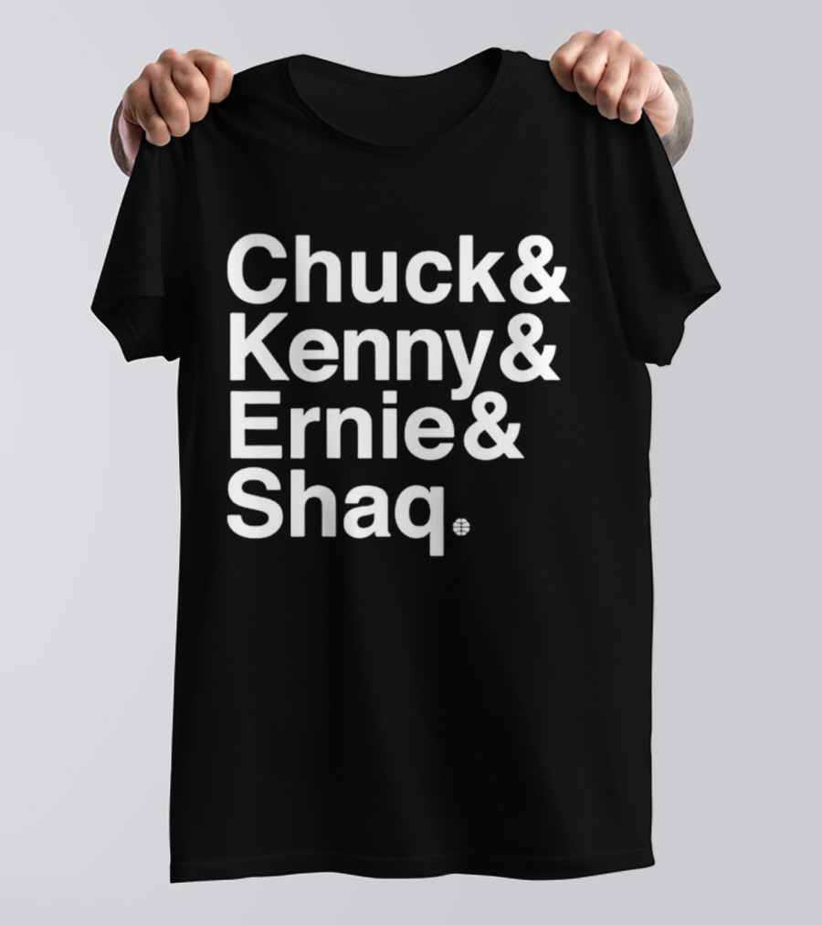 Chuck And Kenny And Ernie And Shaq NBA Legends Panel Names T-Shirt