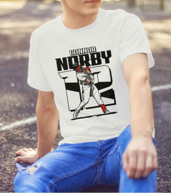 Connor Norby Baltimore Orioles Number 12 Player T-Shirt