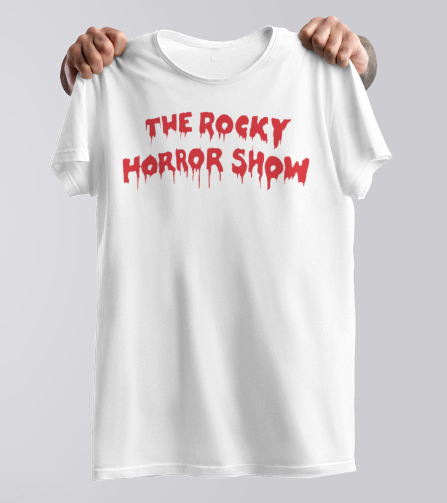 The Rocky Horror Show Dripping Red Horror Font T-Shirt