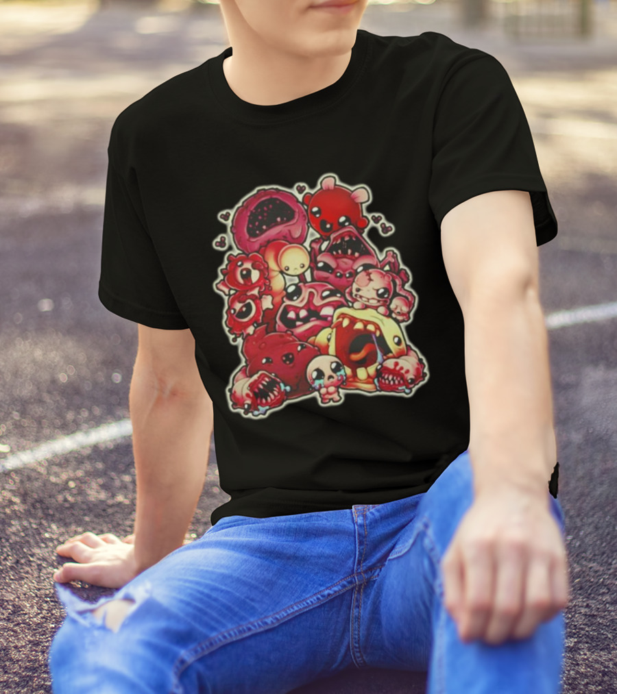 The Binding Of Isaac The Basement Monsters Collection T-Shirt