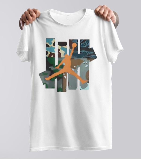 Luka Doncic Jordan X Undefeated Camo Jumpman Be More Prepared Than Anyone Else T-Shirt