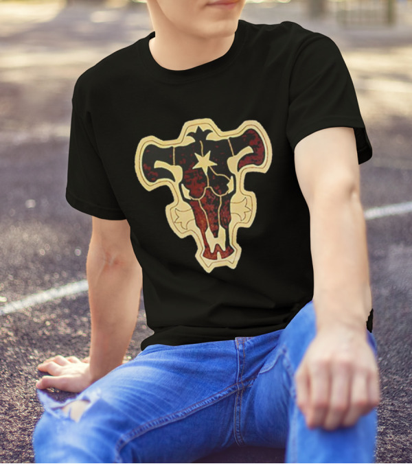 Zora Ideale Black Bull Symbol Black Clover Series T-Shirt