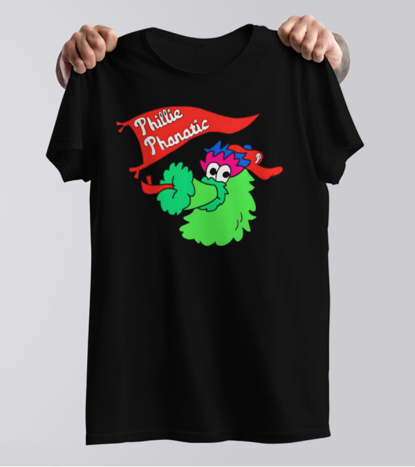 Phillie Phanatic Philadelphia Phillies Mascot Banner T-Shirt