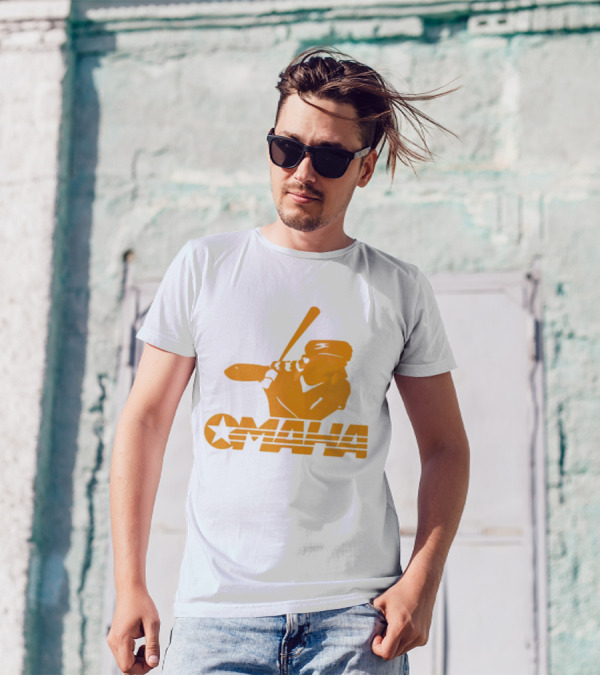 Omaha Baseball Player Star T-Shirt
