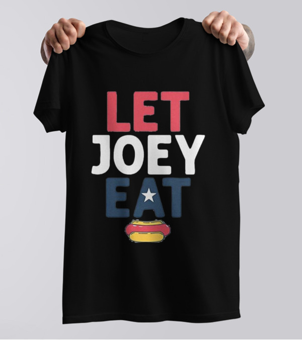 LET JOEY EAT Star Hotdog T-Shirt