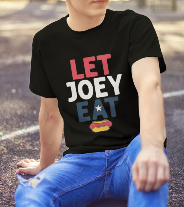 LET JOEY EAT Star Hotdog T-Shirt
