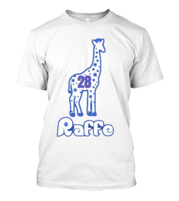 Raffe 28 Phillygoat Giraffe Stars T-Shirt