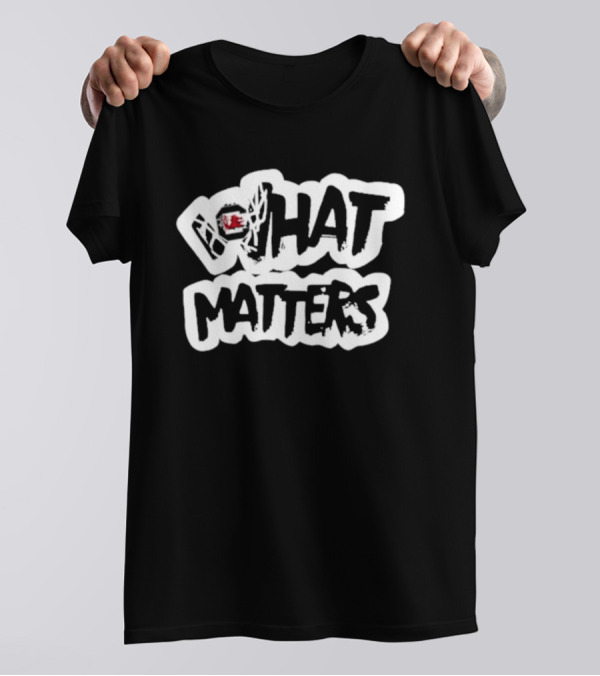 South Carolina Women's Basketball What Matters - Basketball Net T-Shirt