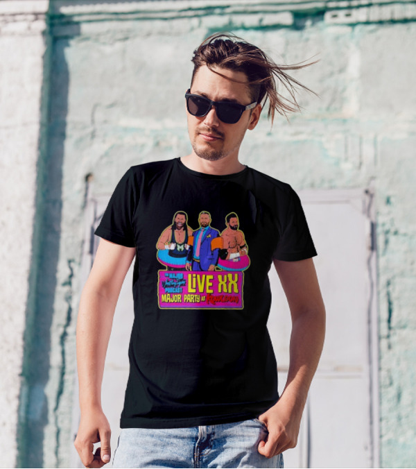 The Major Wrestling Figure Podcast Live XX Major Party At Kowloon T-Shirt
