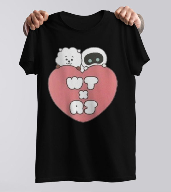 WT X RJ Heart Cute Collaboration T-Shirt
