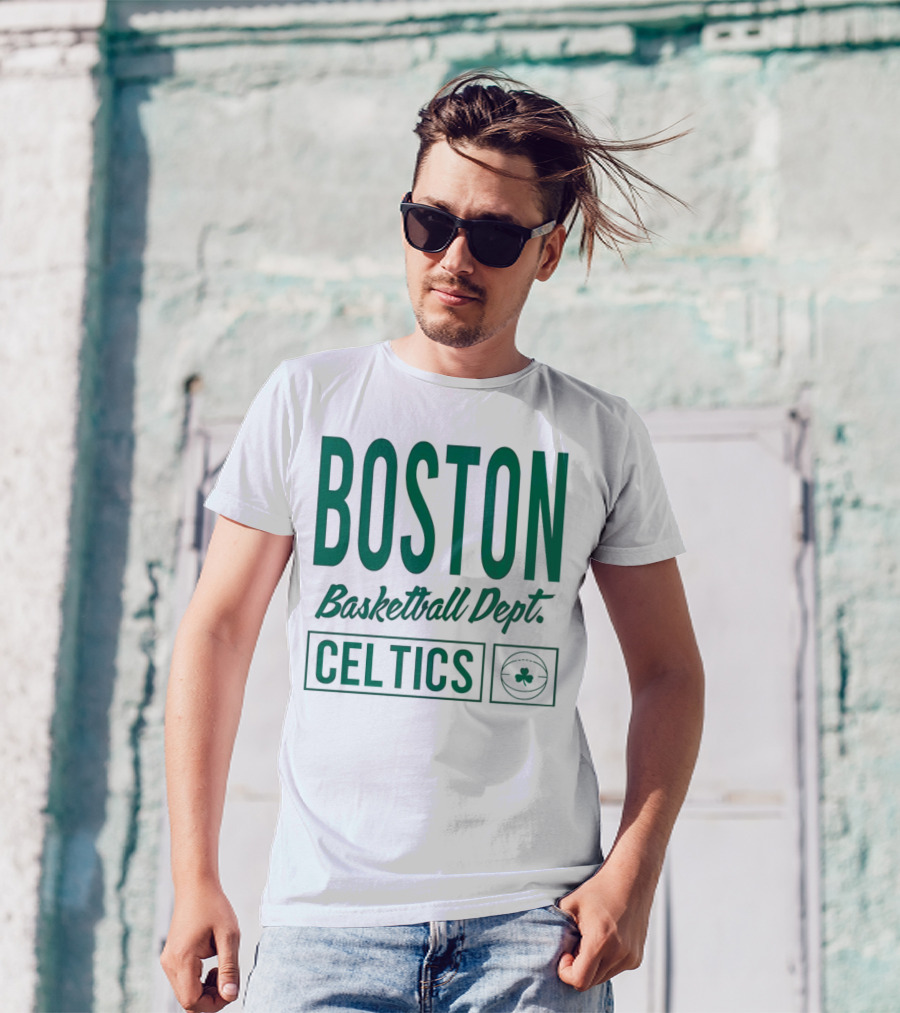 Boston Celtics Basketball Dept Celtics Shamrock T-Shirt