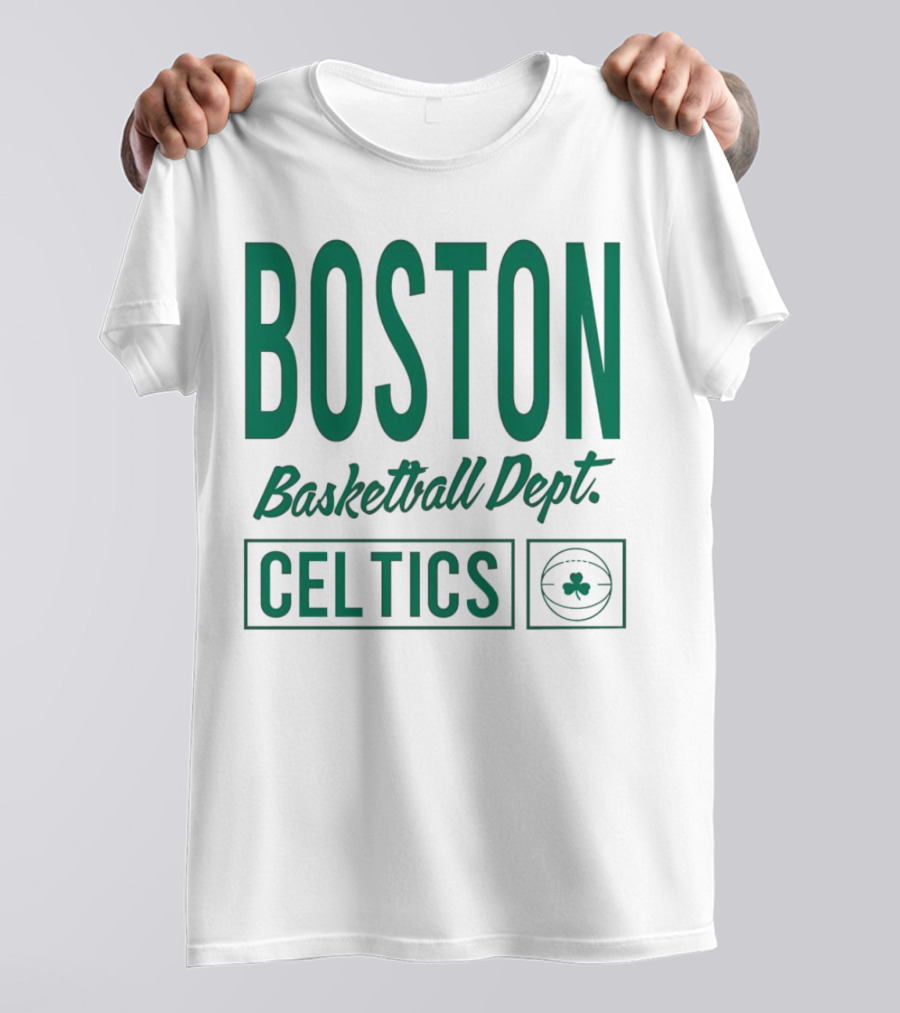 Boston Celtics Basketball Dept Celtics Shamrock T-Shirt