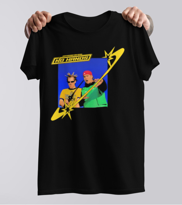 Joey Valence And Brae No Hands Retro Graphic Duo In Yellow And Green With Starburst T-Shirt