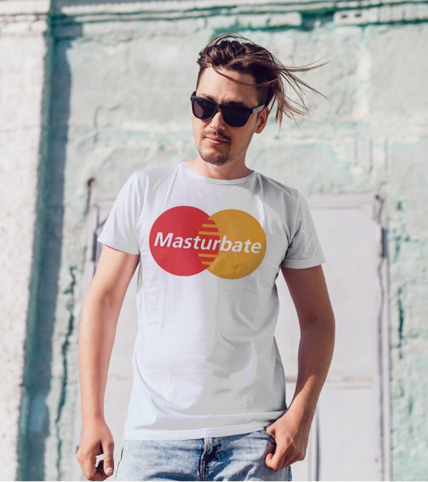 Masturbate Mastercard T-Shirt