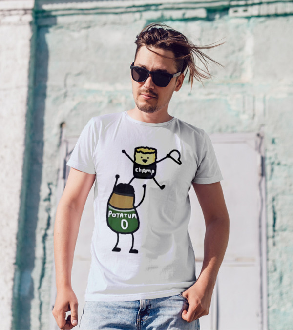 Potatum 0 And Champ Tot Victory T-Shirt