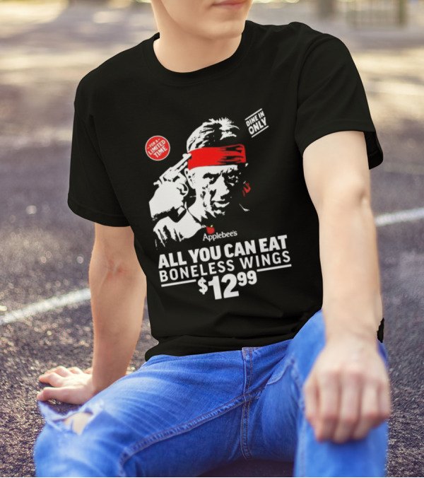 Applebee's All You Can Eat Boneless Wings Dine In Only For A Limited Time $12.99 T-Shirt