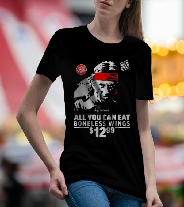 Applebee's All You Can Eat Boneless Wings Dine In Only For A Limited Time $12.99 T-Shirt