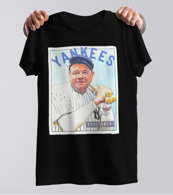 YANKEES Babe Ruth Baseball T-Shirt