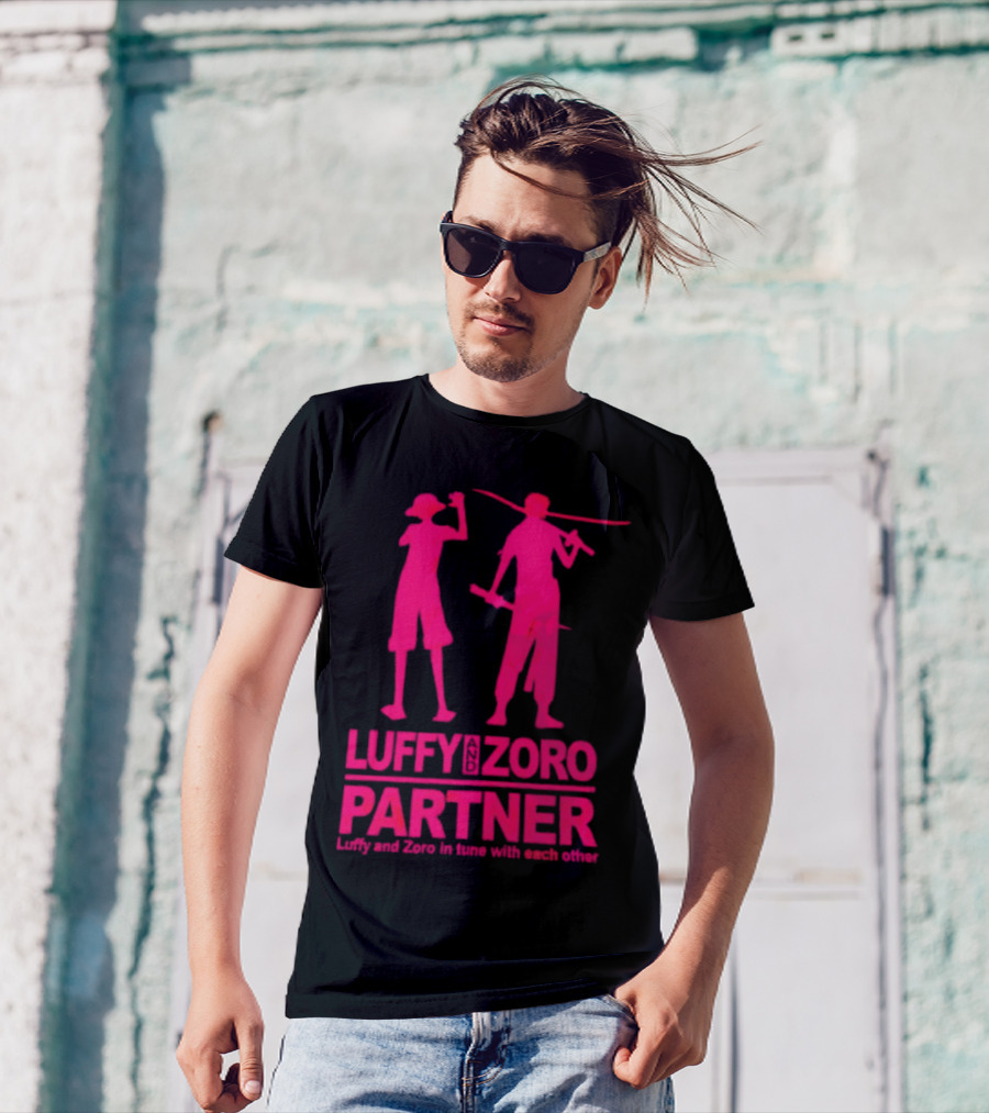 Luffy And Zoro Partner In Tune With Each Other T-Shirt