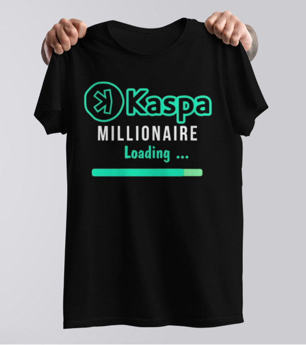 Kaspa Millionaire Loading Icon With Progress Bar T-Shirt