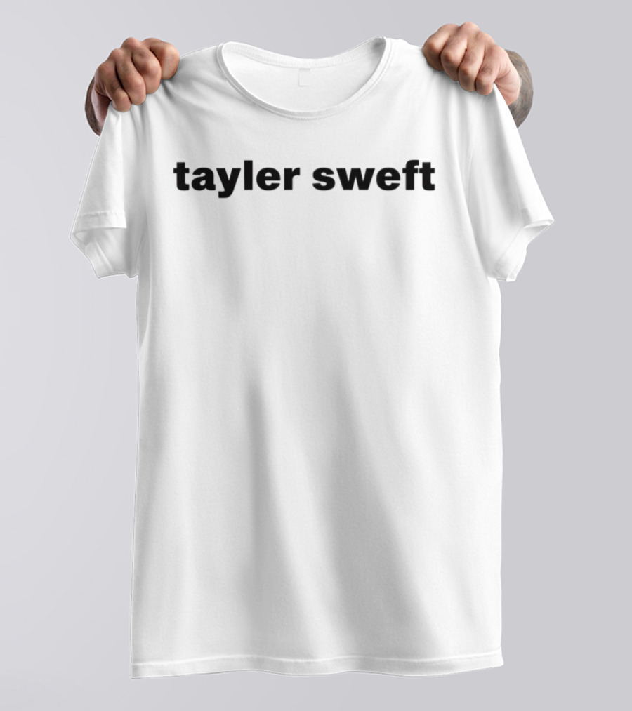 Tayler Sweft Text Black Classic T-Shirt