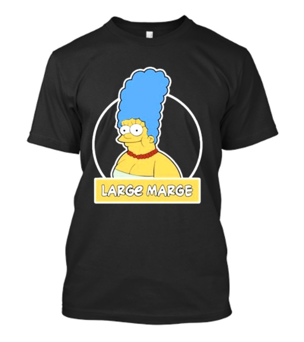 Justin Danger Nunley Large Marge Blue Hair Red Necklace Yellow Skin T-Shirt